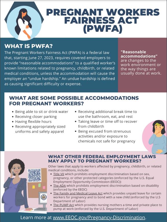Thumbnail Image: Pregnant Workers Fairness Act document
